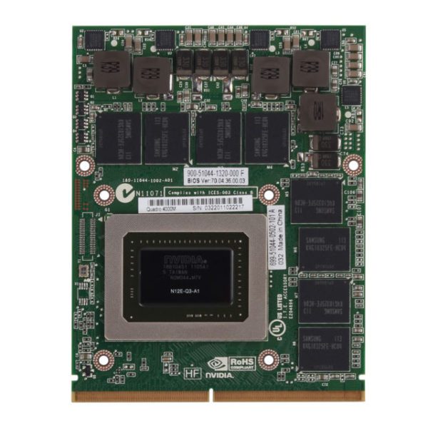 Scheda Video Dell NVIDIA Quadro K2200M Per M6800, YR1D8 N15P-Q5-A2 (Ricondizionato)