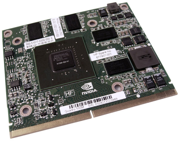 Tarjeta De Video Nvidia Quadro 500M Parte 677907 001 Ref CLNVIDIAQ COMPULAPTOP BOGOTA