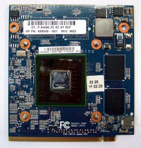Tarjeta De Video nVidia GeForce 9300M GS Parte 489548 001 COMPULAPTOP BOGOTA 2 scaled
