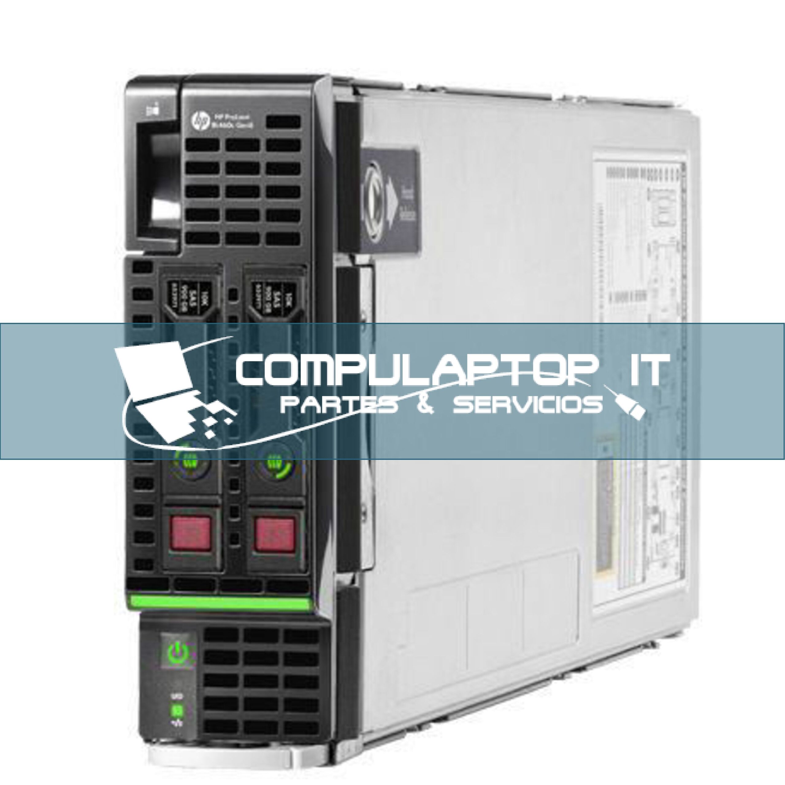 Servidor HP BL460C Gen9 E5-2640V3 1P 32GB Parte: 813194-B21