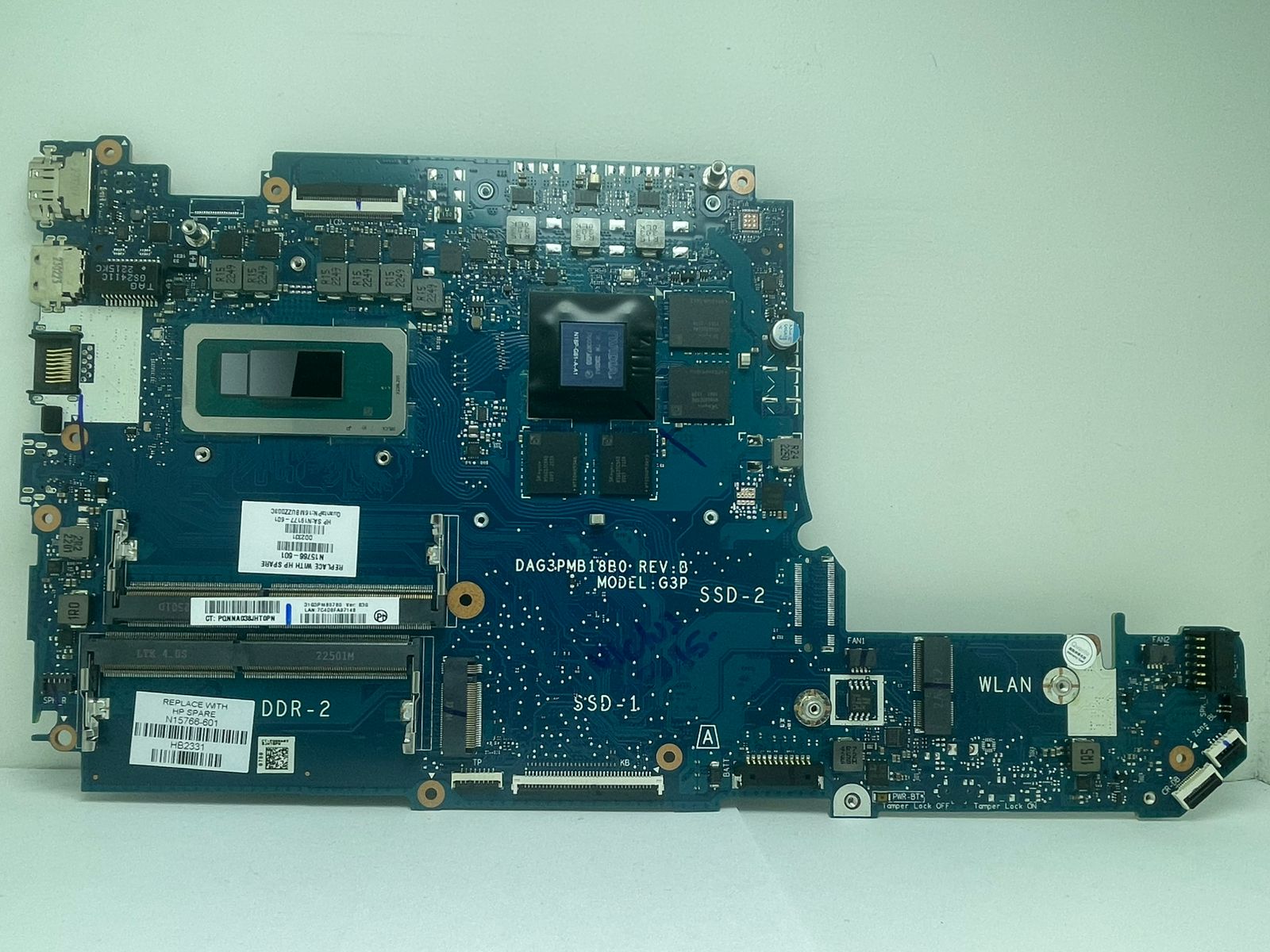 Placa Base Portátil HP I5-12450 GTX 1650 4GB N15766-601