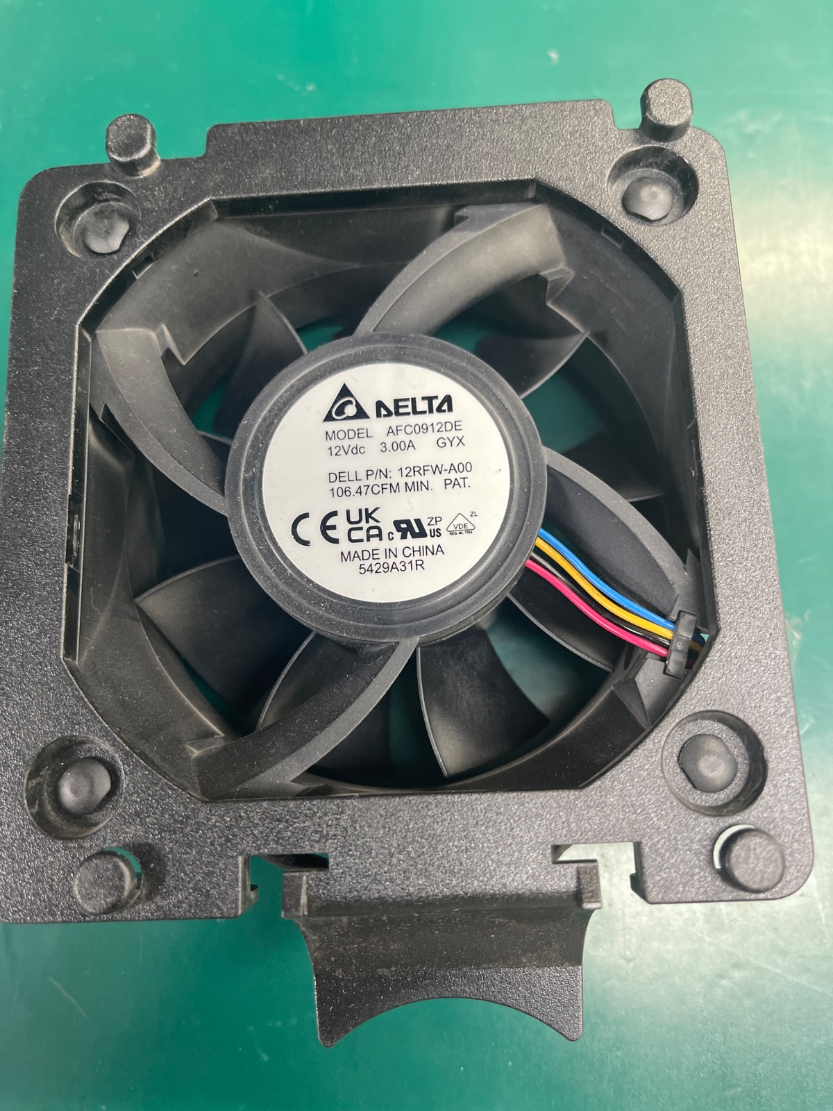 Ventilador Delta AFC0912DE - 12Vdc
